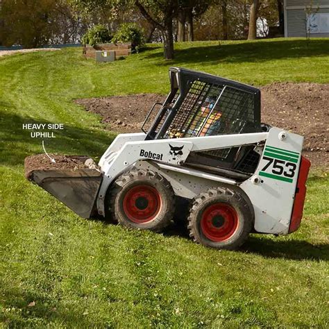 skid steer slope|skid steer loader maximum slope.